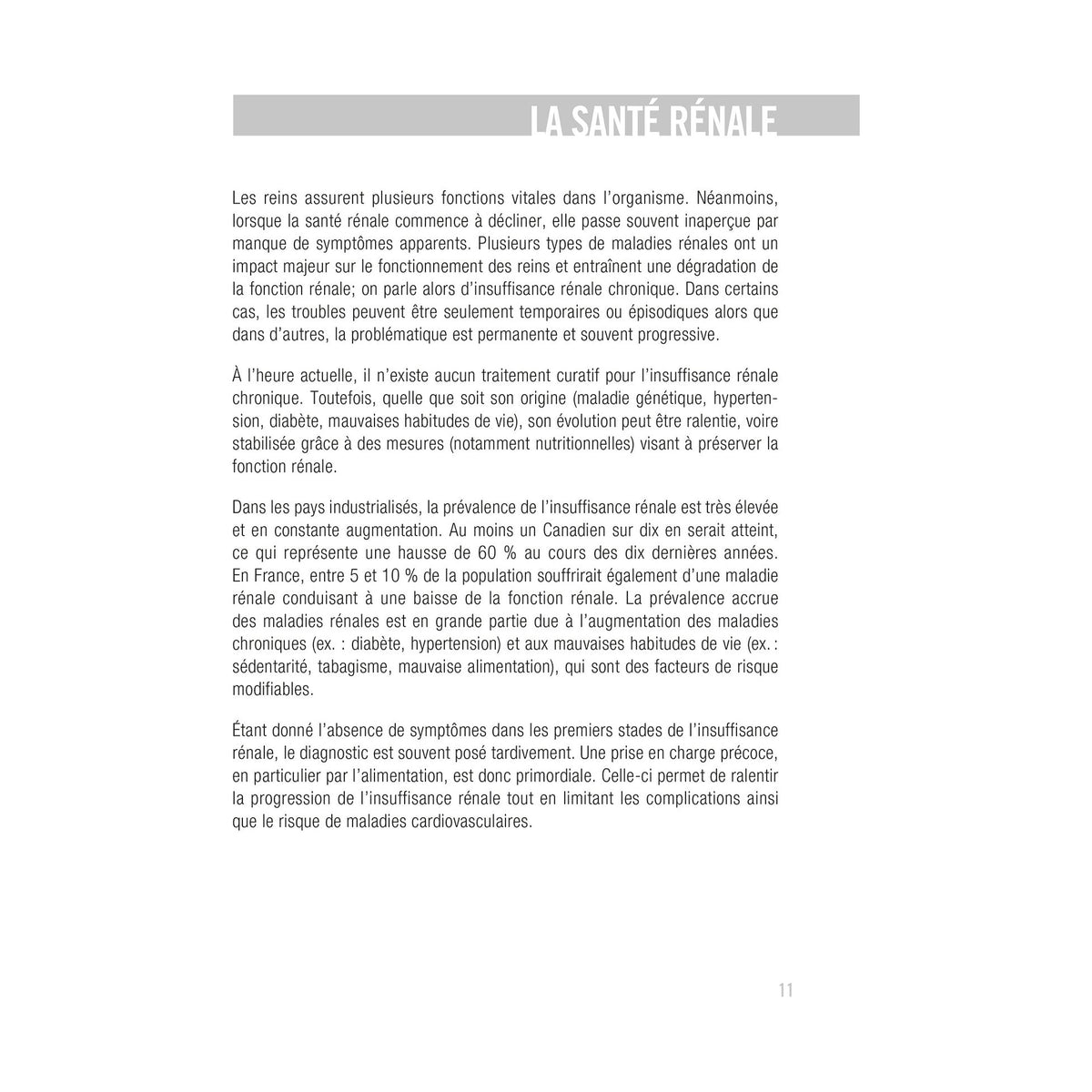 Savoir quoi manger – Santé rénale    - Modus Vivendi Ed. - Livre de cuisine -  - La Guilde Culinaire