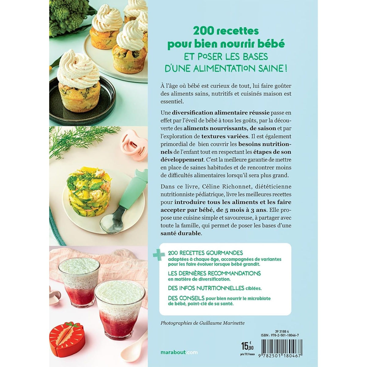 Le grand livre des recettes de mon bébé    - Marabout - Livre de cuisine -  - La Guilde Culinaire