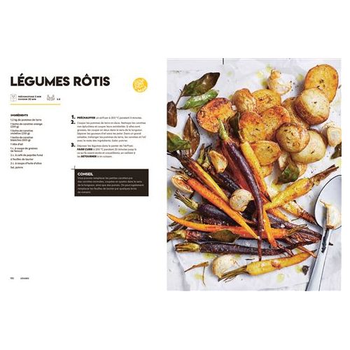 Airfryer : La friteuse qui cuit tout tout tout - 190 recettes avec très peu d'huile    - Marabout - Livre de cuisine -  - La Guilde Culinaire
