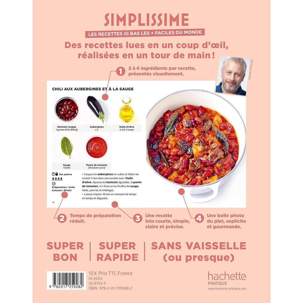 Simplissime : Les recettes ig bas les + faciles du monde ! - Hachette Ed. - Livre de cuisine - - La Guilde Culinaire