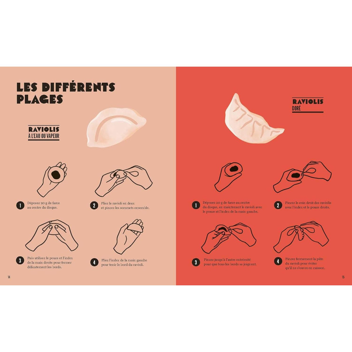 Ravioli chinois    - Marabout - Livre de cuisine -  - La Guilde Culinaire