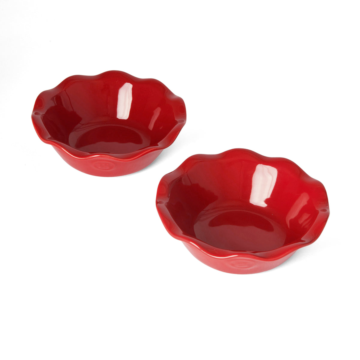 Ensemble de 2 pièces, plats à tartelette Grand Cru - Emile Henry    - Emile Henry - Plat à tarte -  - La Guilde Culinaire