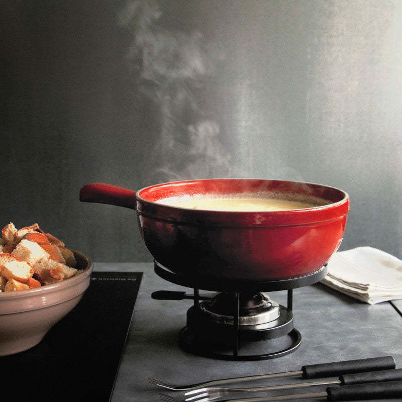 Service à Fondue au fromage - Emile Henry * - Emile Henry - Service à fondue - - La Guilde Culinaire