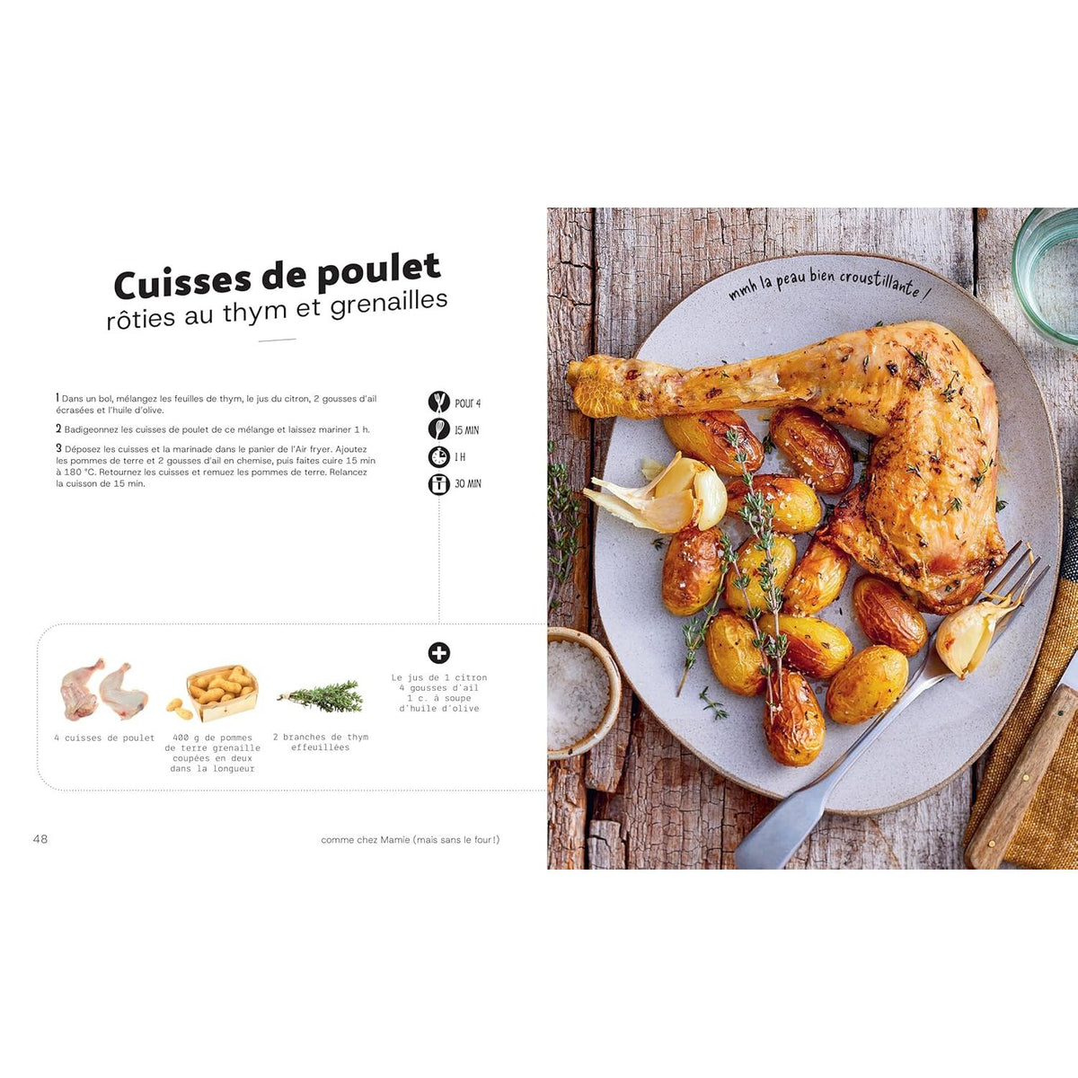 Le grand livre de l'AIR FRYER : 120 recettes croustillantes avec juste une goutte d'huile - Larousse Ed. - Livre de cuisine - - La Guilde Culinaire