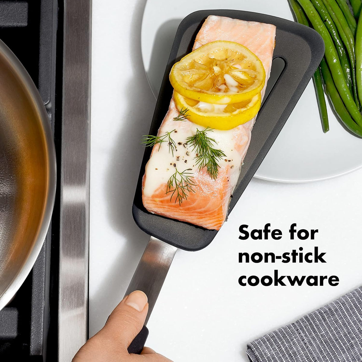 Pelle flexible pour omelette - OXO - Spatule - - La Guilde Culinaire