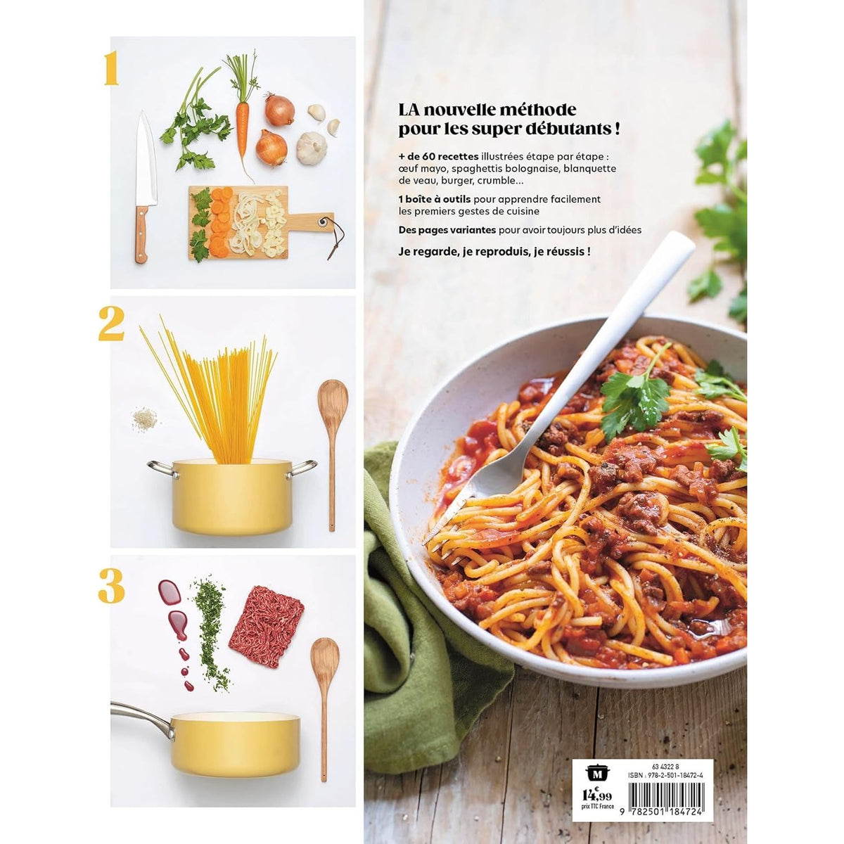 J'apprends à cuisiner - Les recettes basiques ! - Marabout - Livre de cuisine - - La Guilde Culinaire