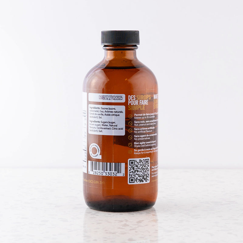 Sirop caramel salé 250ml    - Monsieur Cocktail - Sirop -  - La Guilde Culinaire