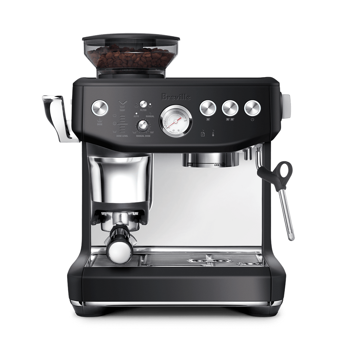Machine à Café The Barista Express Impress Truffe noire   - Breville - Machine à espresso - BES876BTR1BNA1 - La Guilde Culinaire