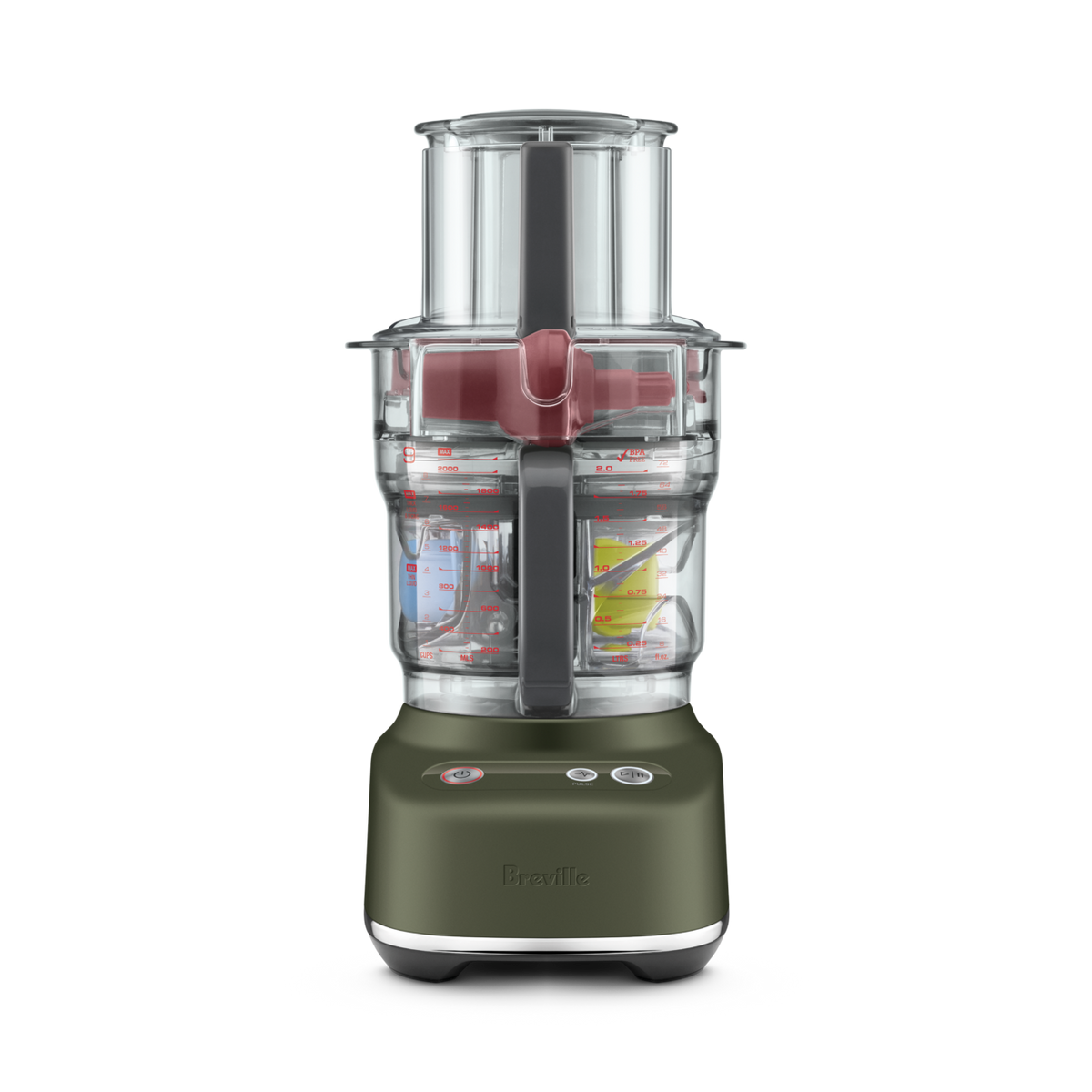 Robot Culinaire Le Paradice 9 - Breville Vert   - Breville - Robot culinaire - BFP638OLT1BNA1 - La Guilde Culinaire