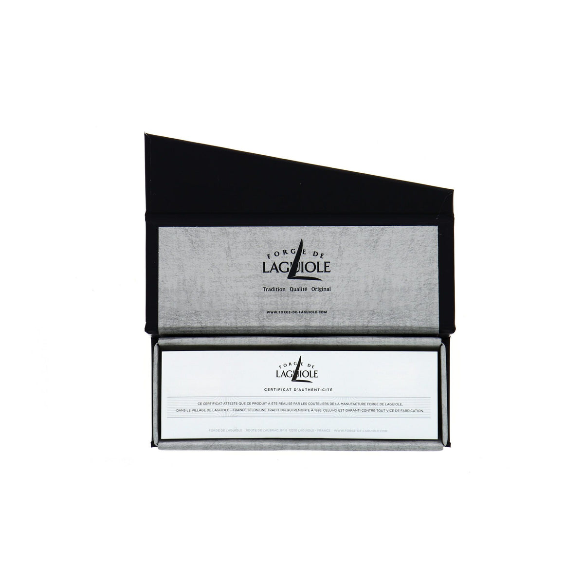 Couteau pliant 11 cm, mitre inox brillant, Os – Laguiole - Laguiole - Couteau de poche - - La Guilde Culinaire