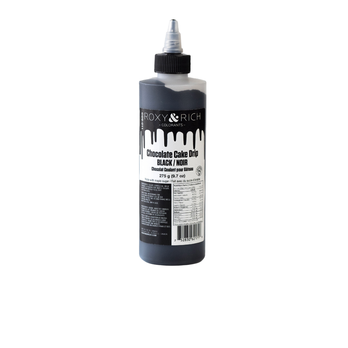 Chocolat Coulant pour Gâteau “Cake Drip” Noir - 275g - Roxy & Rich - Chocolat coulant pour gâteau - - La Guilde Culinaire