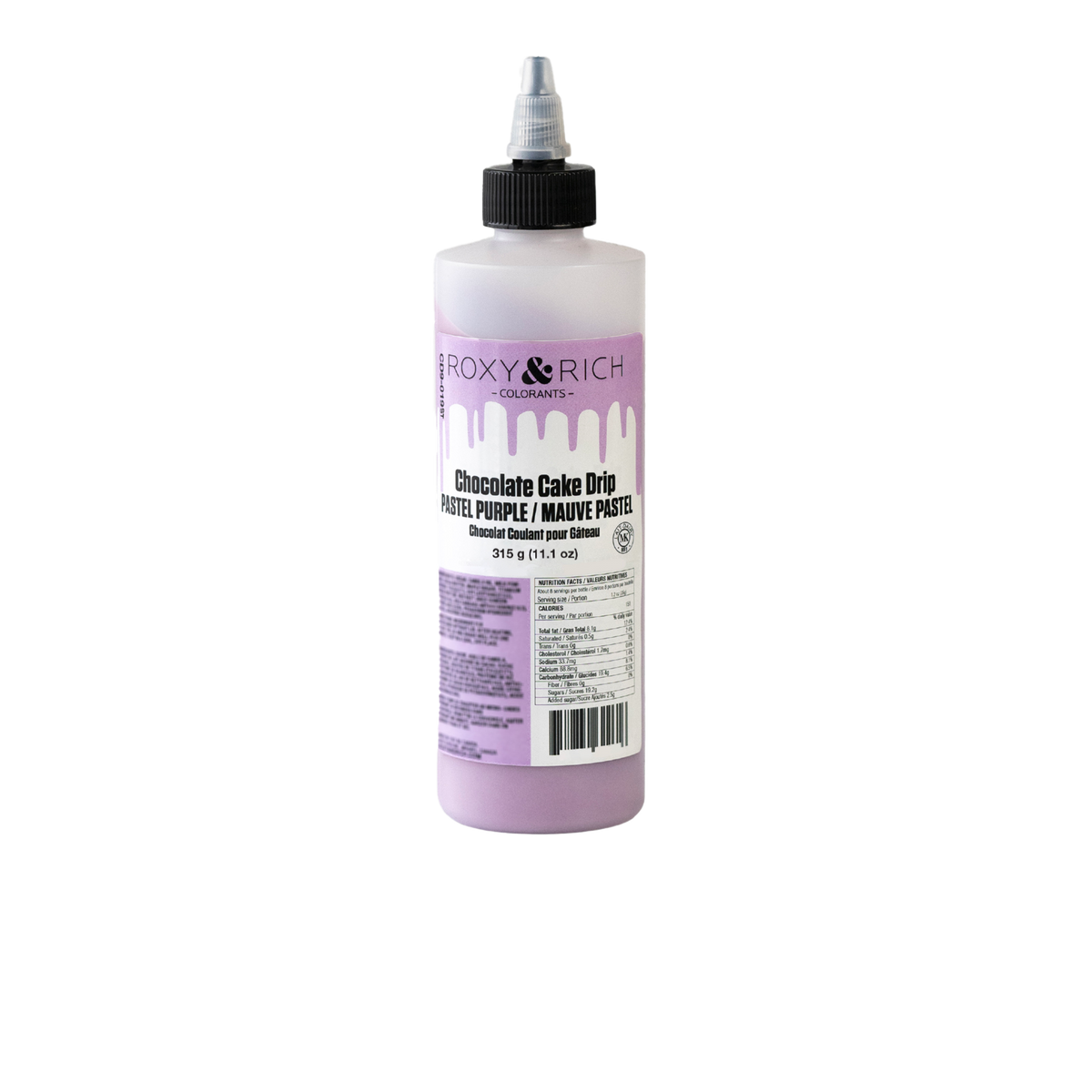 Chocolat Coulant pour Gâteau “Cake Drip” Mauve Pastel - 275g - Roxy & Rich - Chocolat coulant pour gâteau - - La Guilde Culinaire