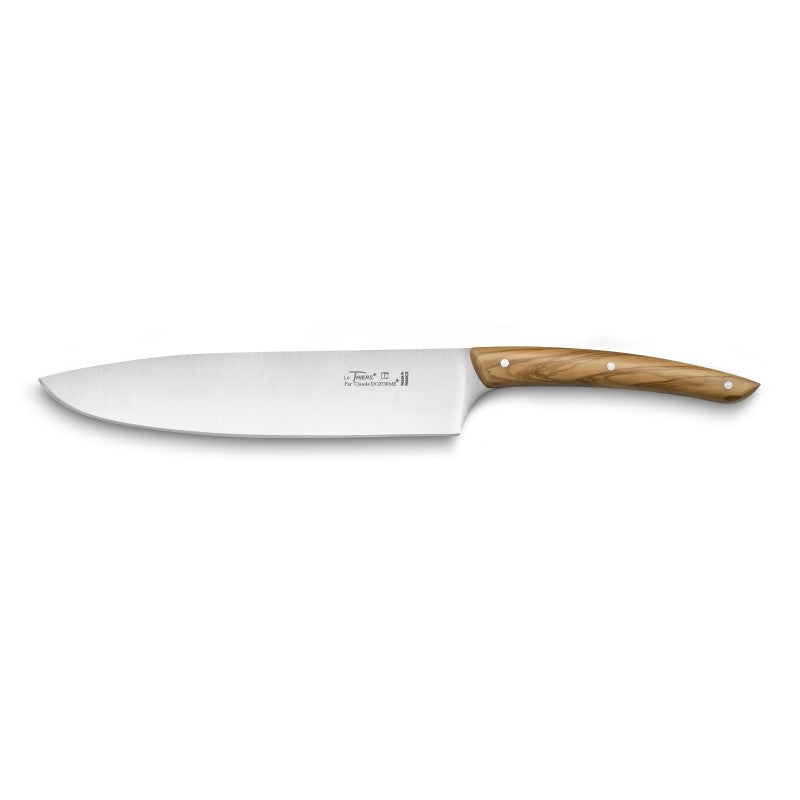 Couteau du chef 18cm Le Thiers lame satinée Olivier - Claude Dozorme - Couteau de Chef - D6.90.136.89M - La Guilde Culinaire