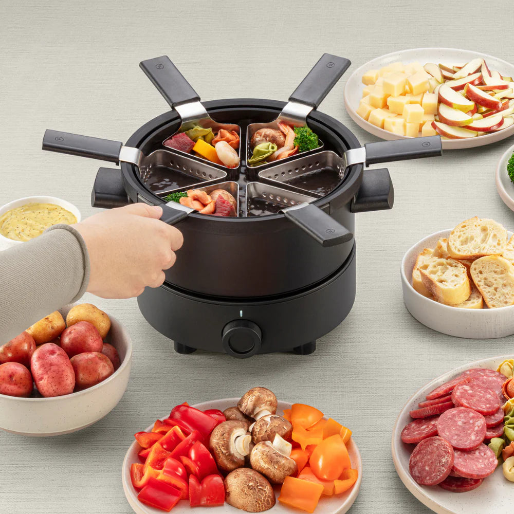 Ensemble à fondue Evolution 6P Mini 3-en-1 - Fondussimo - Service à fondue - - La Guilde Culinaire