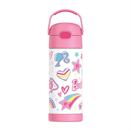 Bouteille d'eau FUNtainer avec paille 14oz (410 ml) - Barbie    - Thermos - Bouteille d'eau -  - La Guilde Culinaire