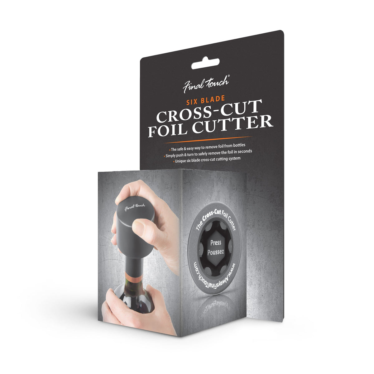 Coupe-capsule à six lames croisées - Final Touch - Accessoire pour vin et mousseux - - La Guilde Culinaire