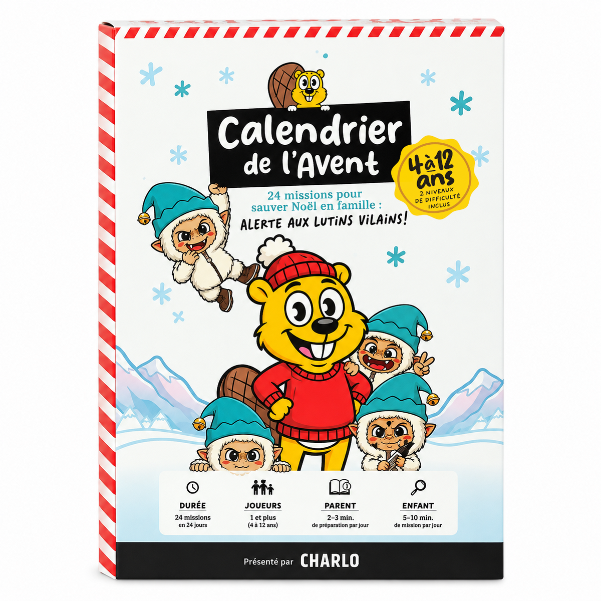 Alerte aux lutins vilains - Calendrier de l'Avent - Charlo Jeux et Aventures - Calendrier de l'avent - - La Guilde Culinaire