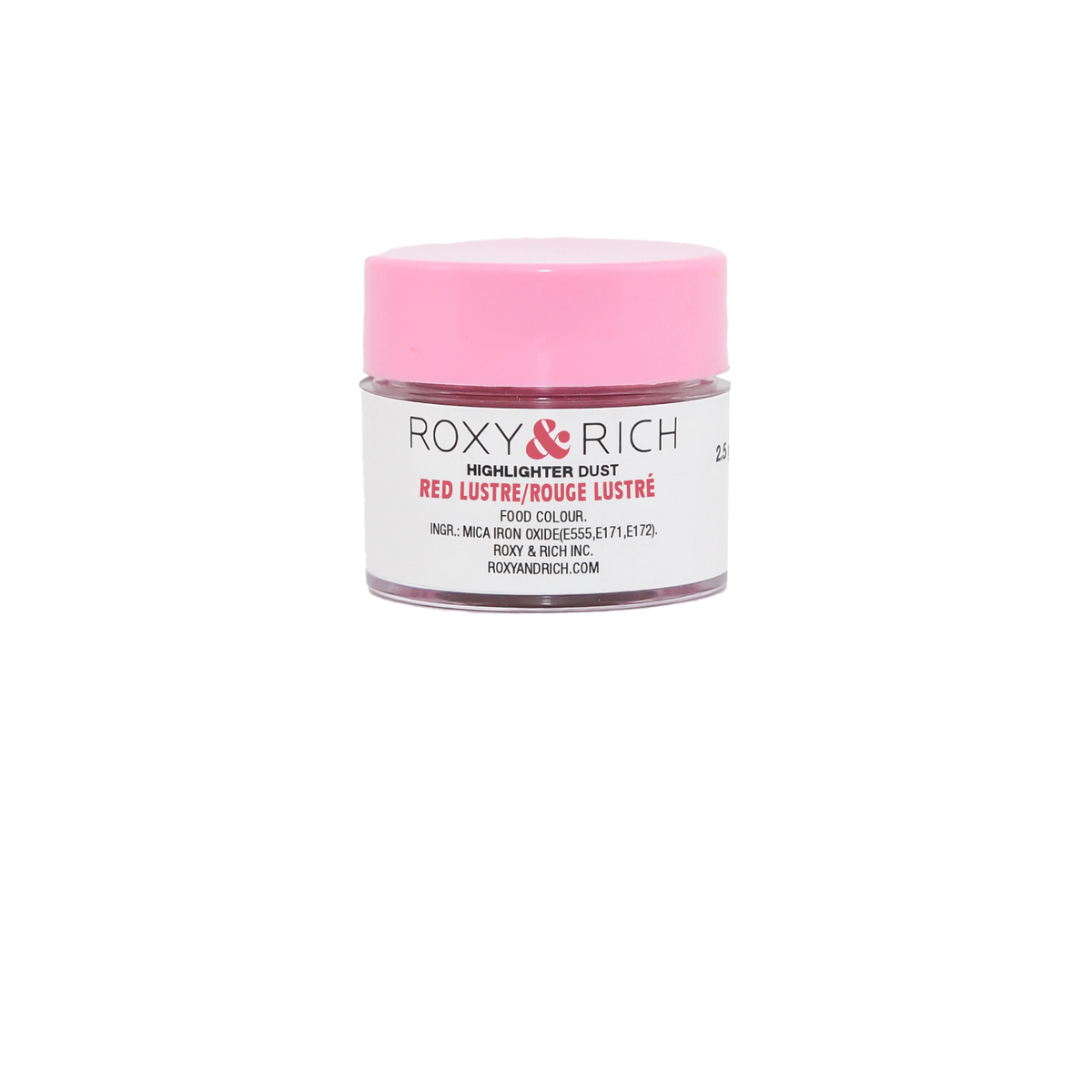 Poudre Highlighter couleur Rouge Lustré 2.5g - Roxy & Rich - Poudre Highlighter - G2-007 - La Guilde Culinaire