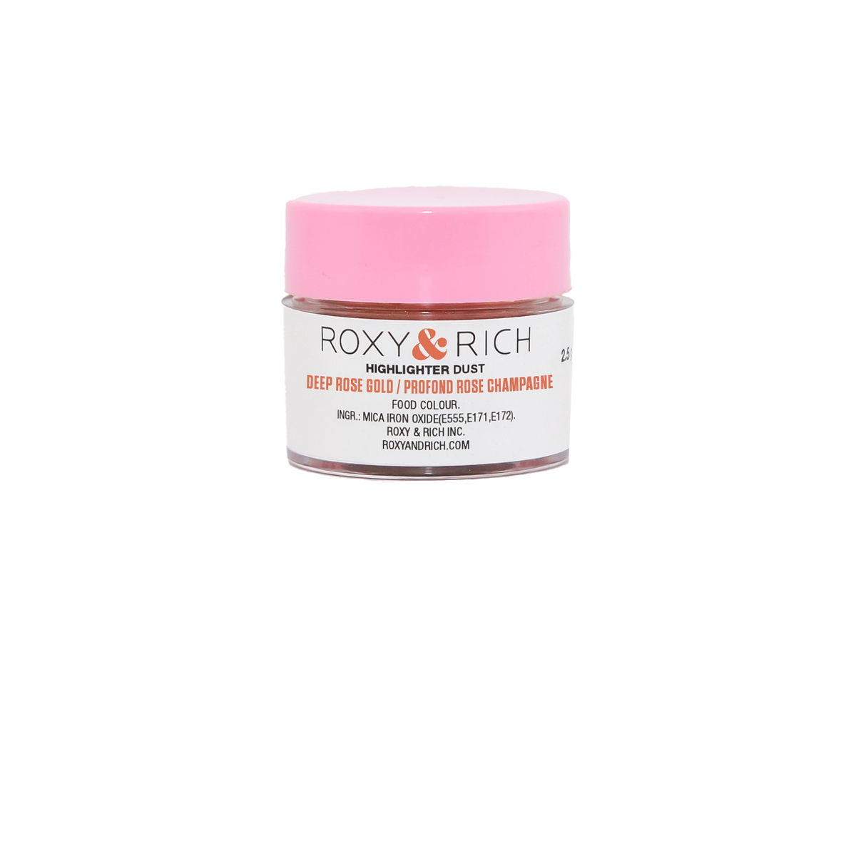 Poudre Highlighter couleur Profond Rose Champagne 2.5g - Roxy & Rich - Poudre Highlighter - G2-013 - La Guilde Culinaire
