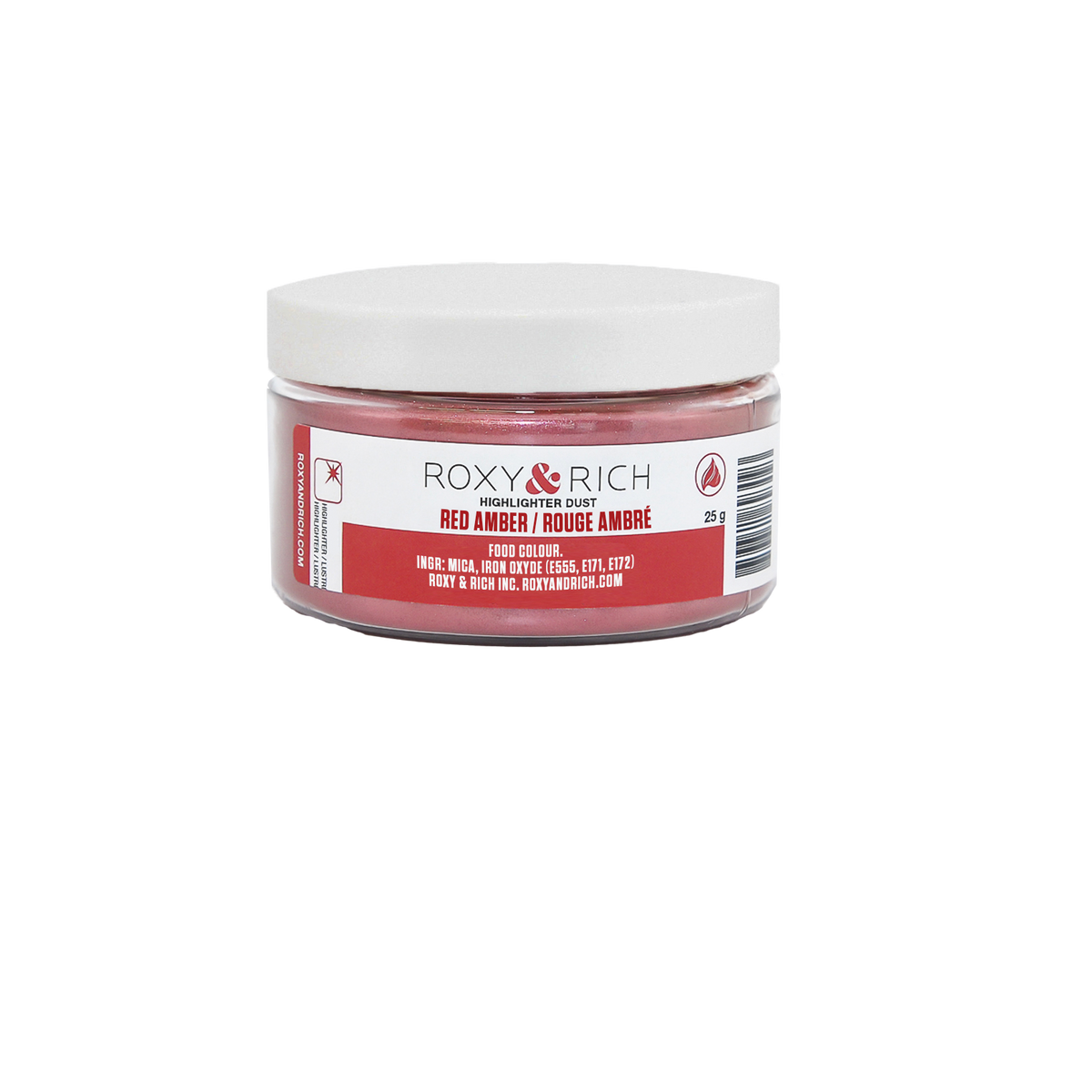 Poudre Highlighter couleur Rouge Ambré 25g - Roxy & Rich - Poudre Highlighter - G25-004 - La Guilde Culinaire