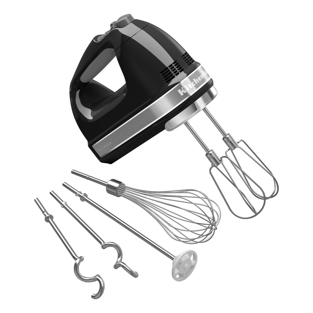 Batteur à main 9 vitesses Noir Onyx   - Kitchenaid - Batteur à main - KHM926OB - La Guilde Culinaire
