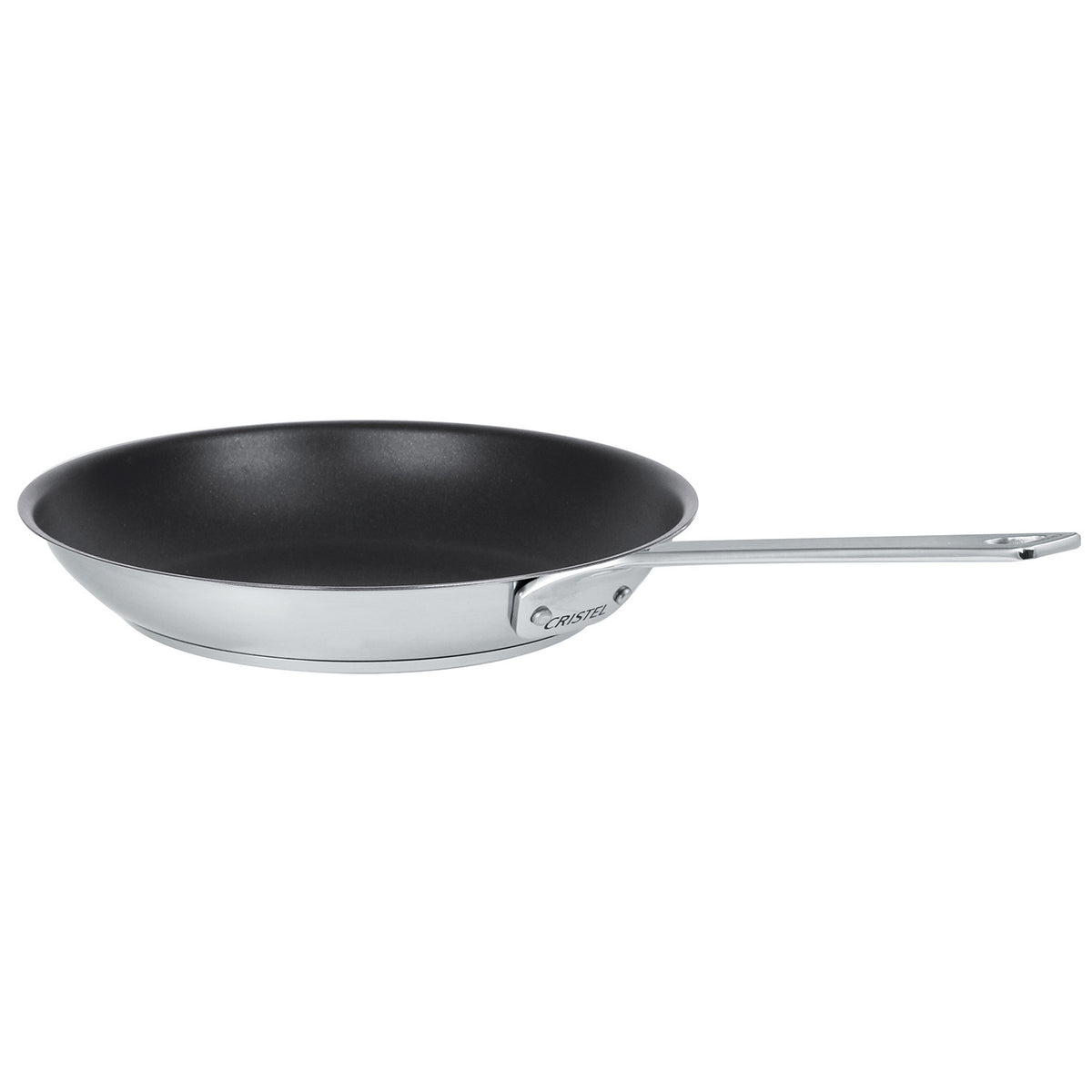 Poêle en inox antiadhésive Cristel - Collection 1826 20 cm   - Cristel - Poêle - P20MVE - La Guilde Culinaire