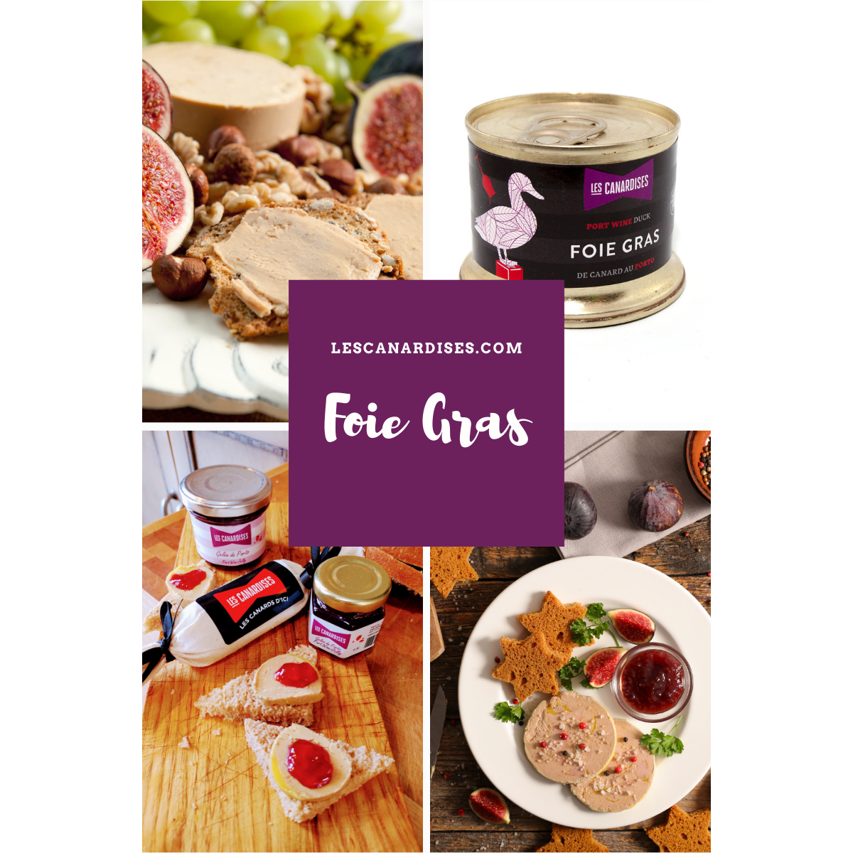 Bloc de Foie Gras de canard – Porto - 140g    - Les Canardises - Pâté -  - La Guilde Culinaire