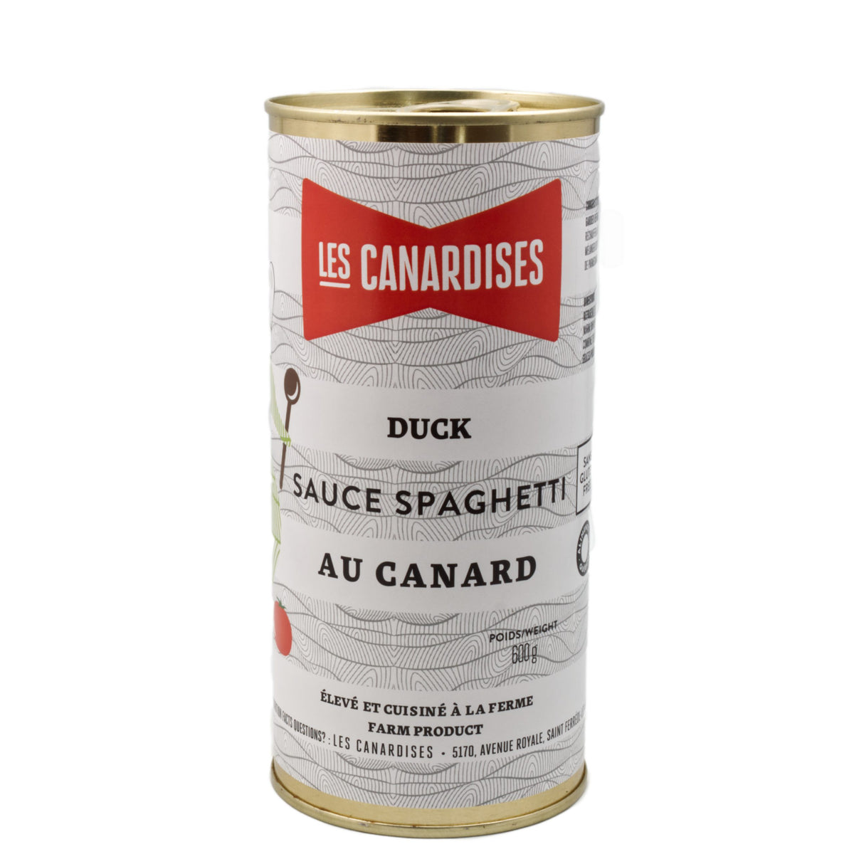 SAUCE SPAGHETTI au canard - 600g    - Les Canardises - Pâté -  - La Guilde Culinaire