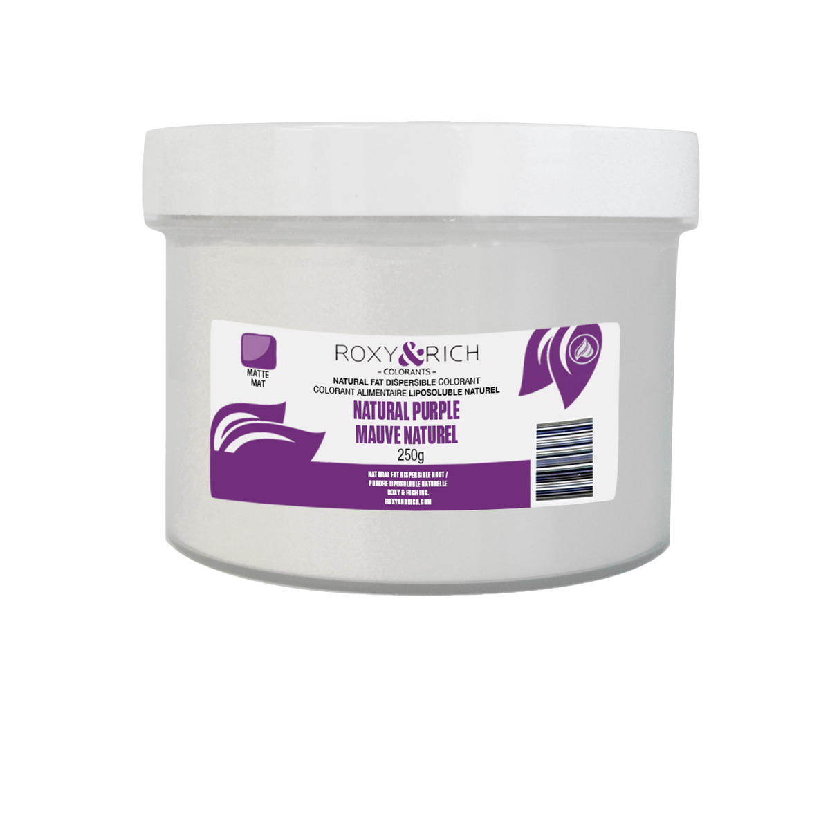 Colorant Alimentaire Liposoluble Naturel Mauve 250g - Roxy & Rich - Colorant alimentaire liposoluble naturel - PN250-004 - La Guilde Culinaire