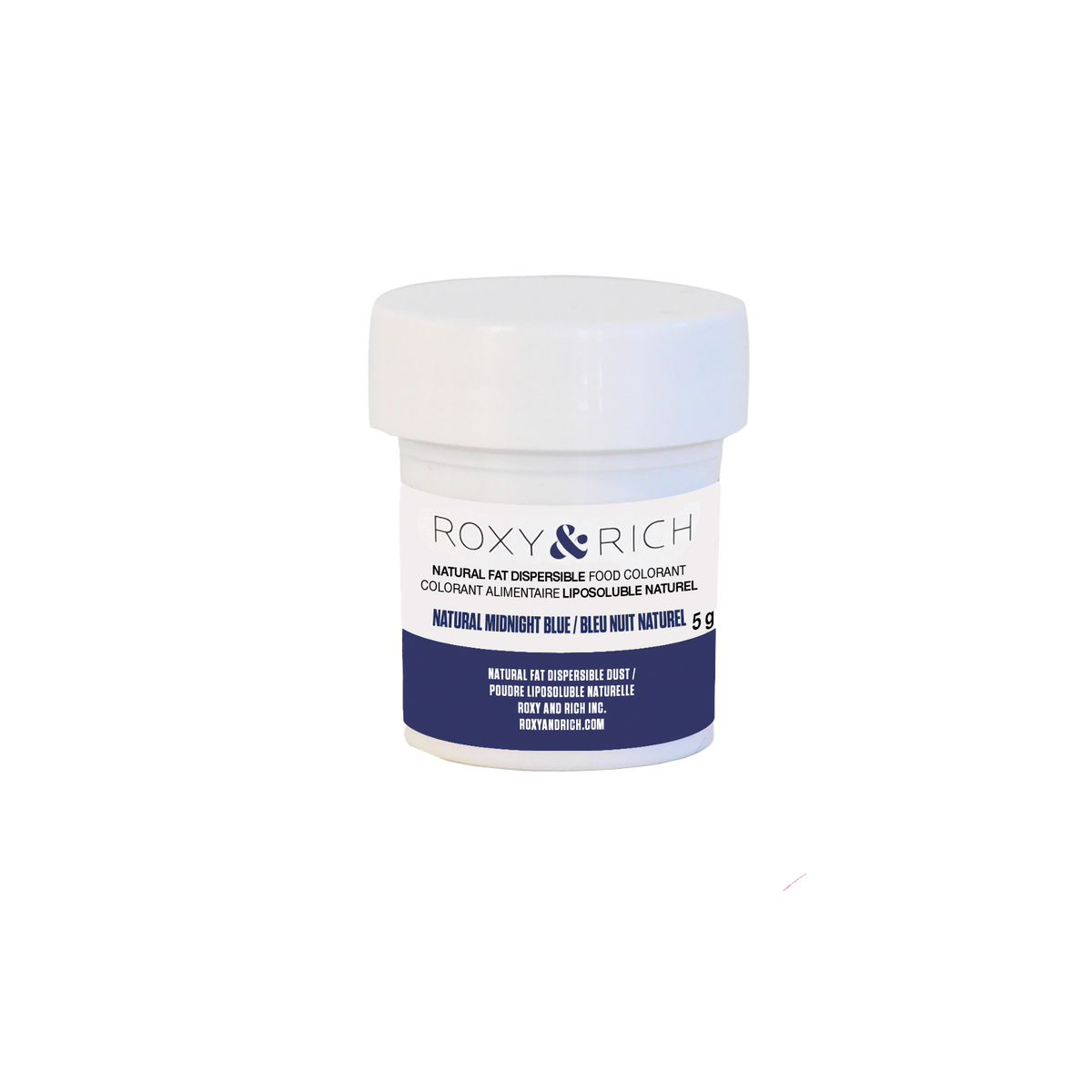 Colorant Alimentaire Liposoluble Naturel Bleu Nuit 5g - Roxy & Rich - Colorant alimentaire liposoluble naturel - PN5-006 - La Guilde Culinaire