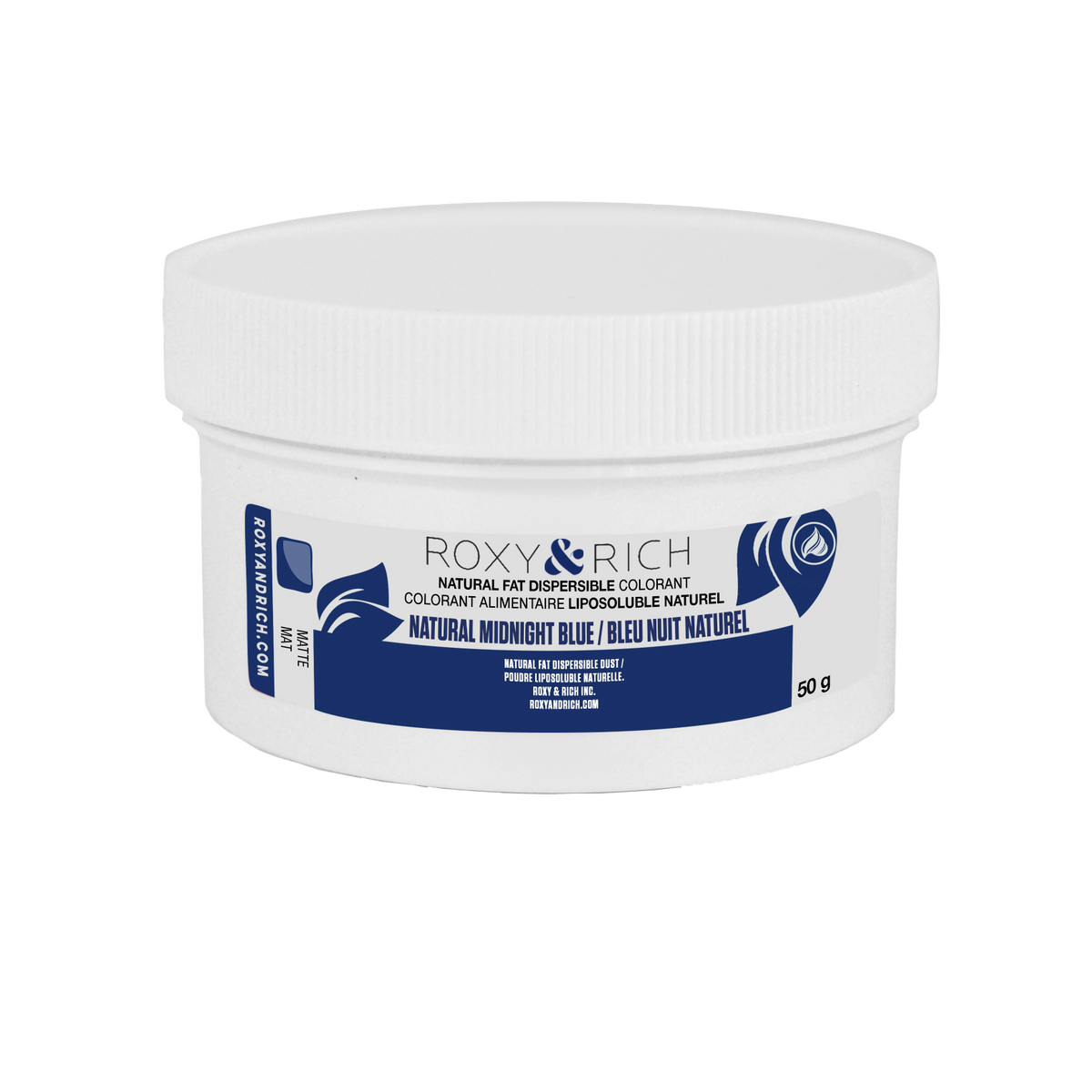Colorant Alimentaire Liposoluble Naturel Bleu Nuit 50g - Roxy & Rich - Colorant alimentaire liposoluble naturel - PN50-006 - La Guilde Culinaire