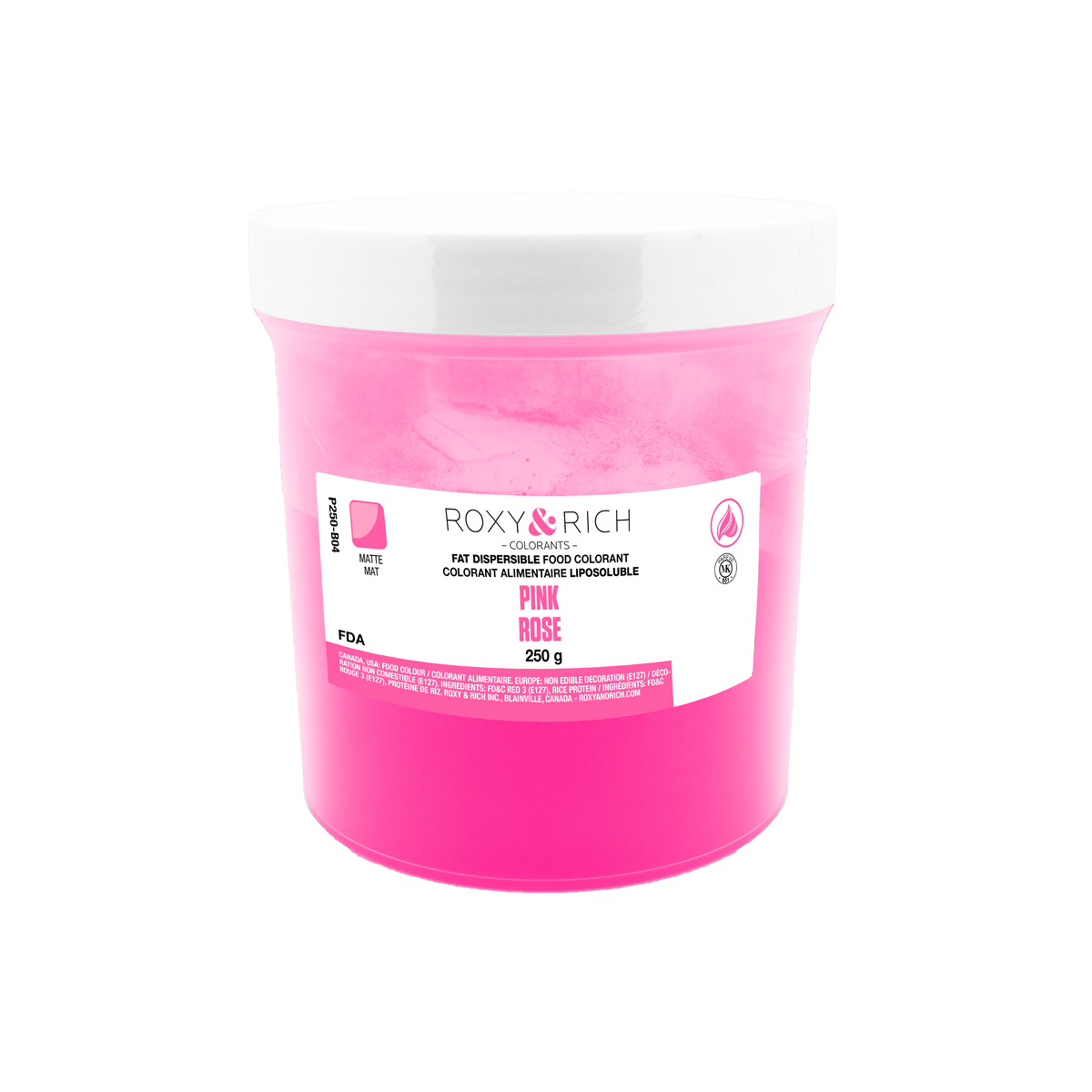 Colorant Alimentaire Liposoluble Rose 250g - Roxy & Rich - Colorant alimentaire liposoluble - P250-B04 - La Guilde Culinaire