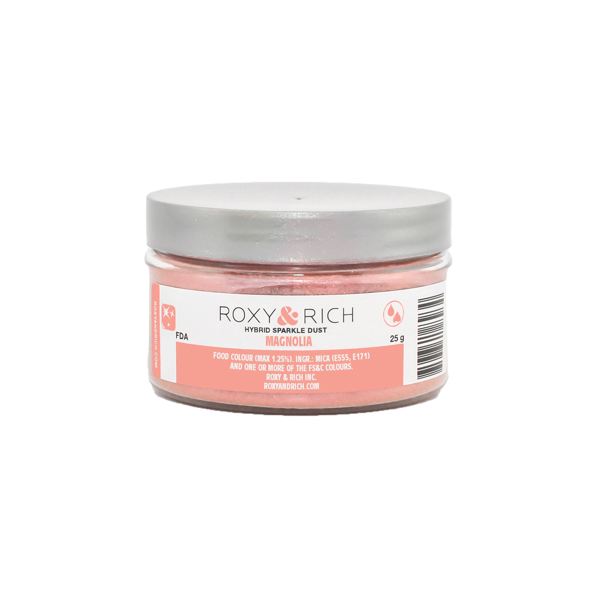 Poudre étincelante hybride Magnolia 25g - Roxy & Rich - Poudre étincelante - S25-022 - La Guilde Culinaire