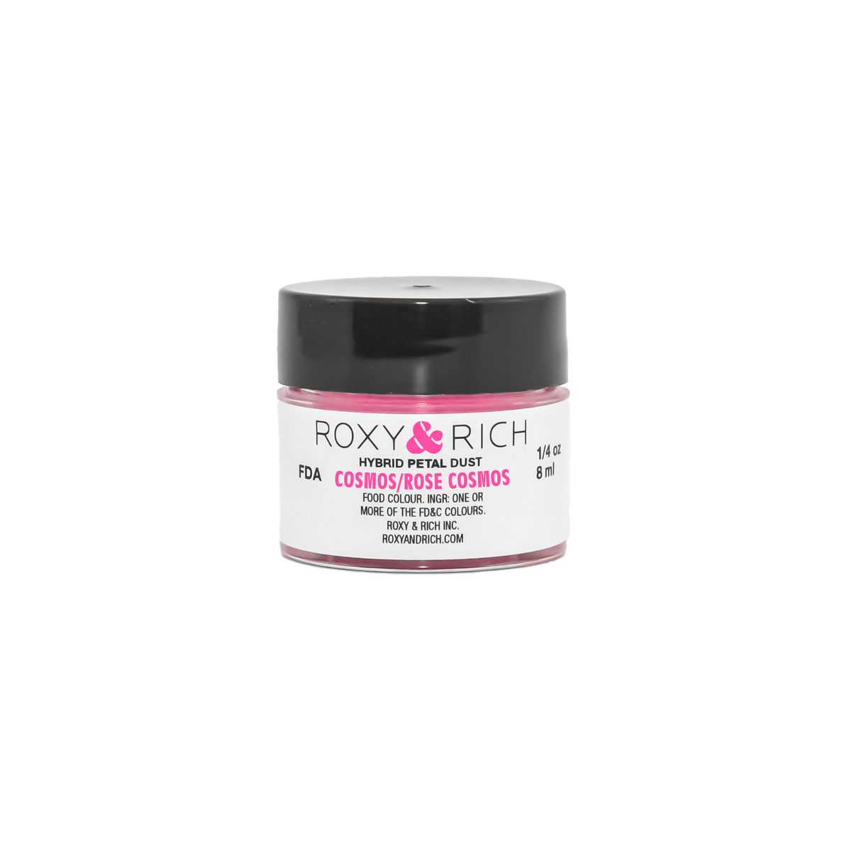 Poudres hybrides pour Pétales Rose Cosmos 7g/ 1/4 oz - Roxy & Rich - Poudres Hybrides Pétales - T2-062 - La Guilde Culinaire