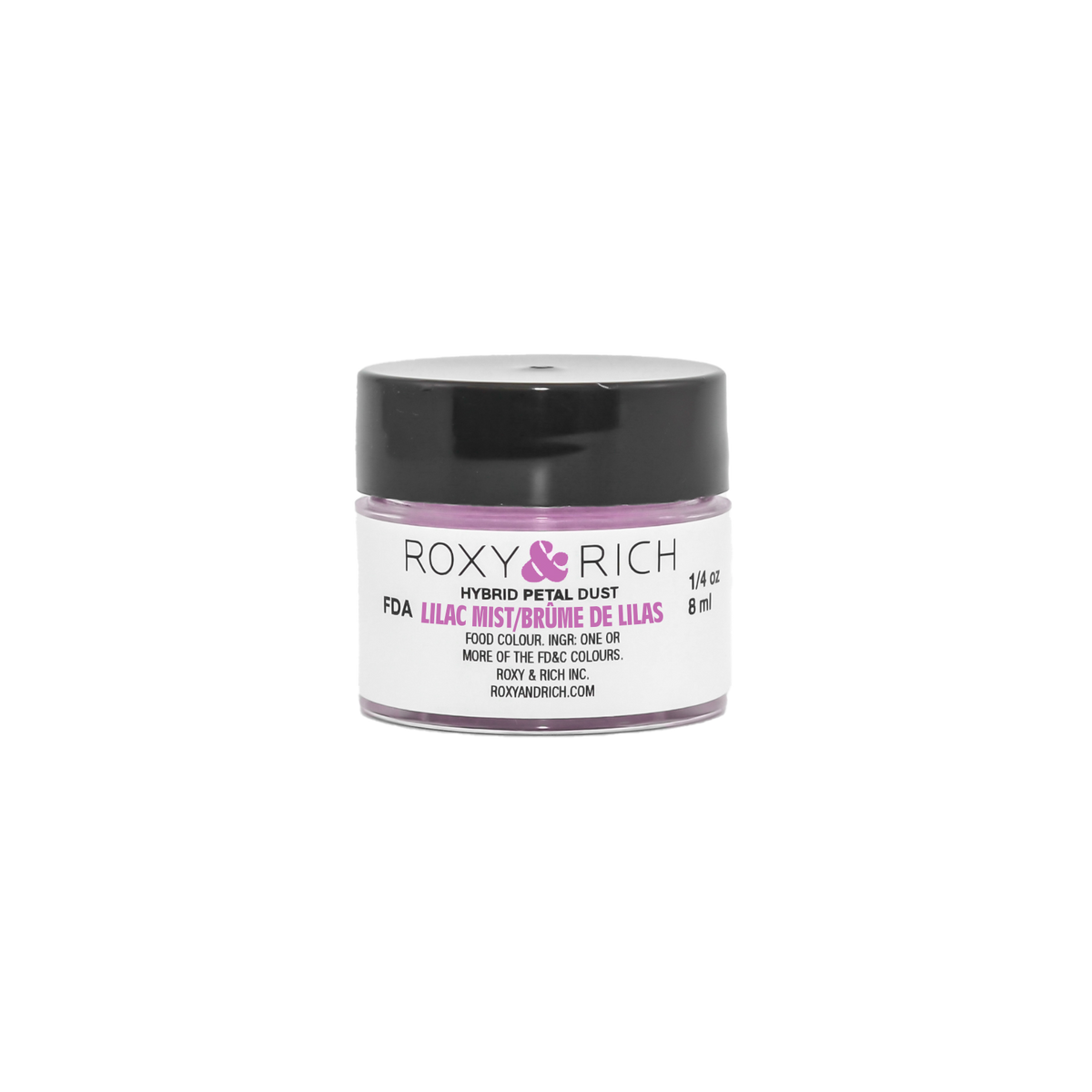 Poudres hybrides pour Pétales Brume de Lilas 7g/ 1/4 oz - Roxy & Rich - Poudres Hybrides Pétales - T2-076 - La Guilde Culinaire