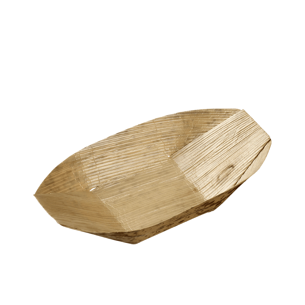 Jonque feuille bambou 90x45x20mm    - Solia - Service de table jetable -  - La Guilde Culinaire