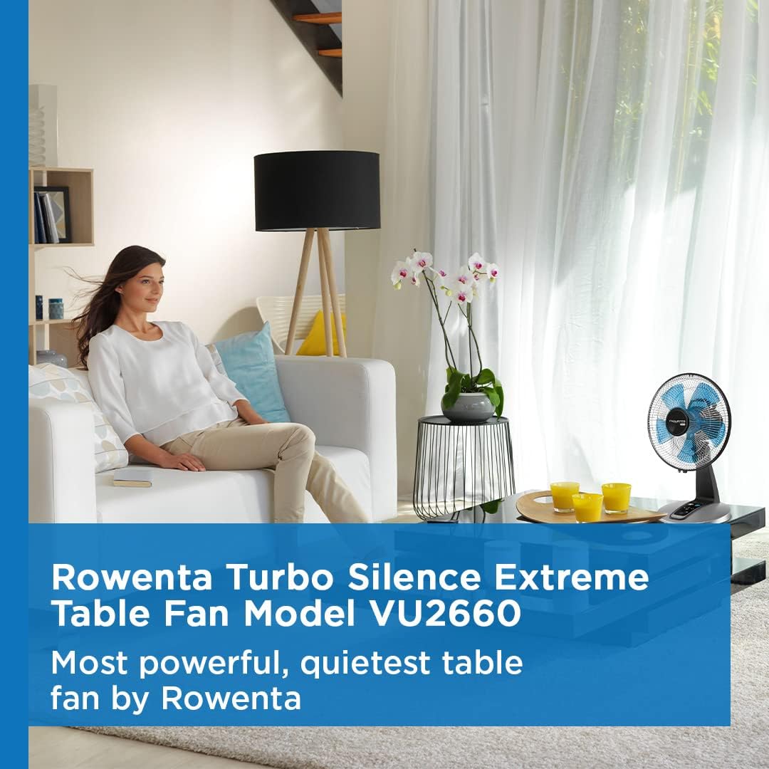 Ventilateur de table Turbo Silence 12" - Rowenta    - Rowenta - Ventilateur -  - La Guilde Culinaire