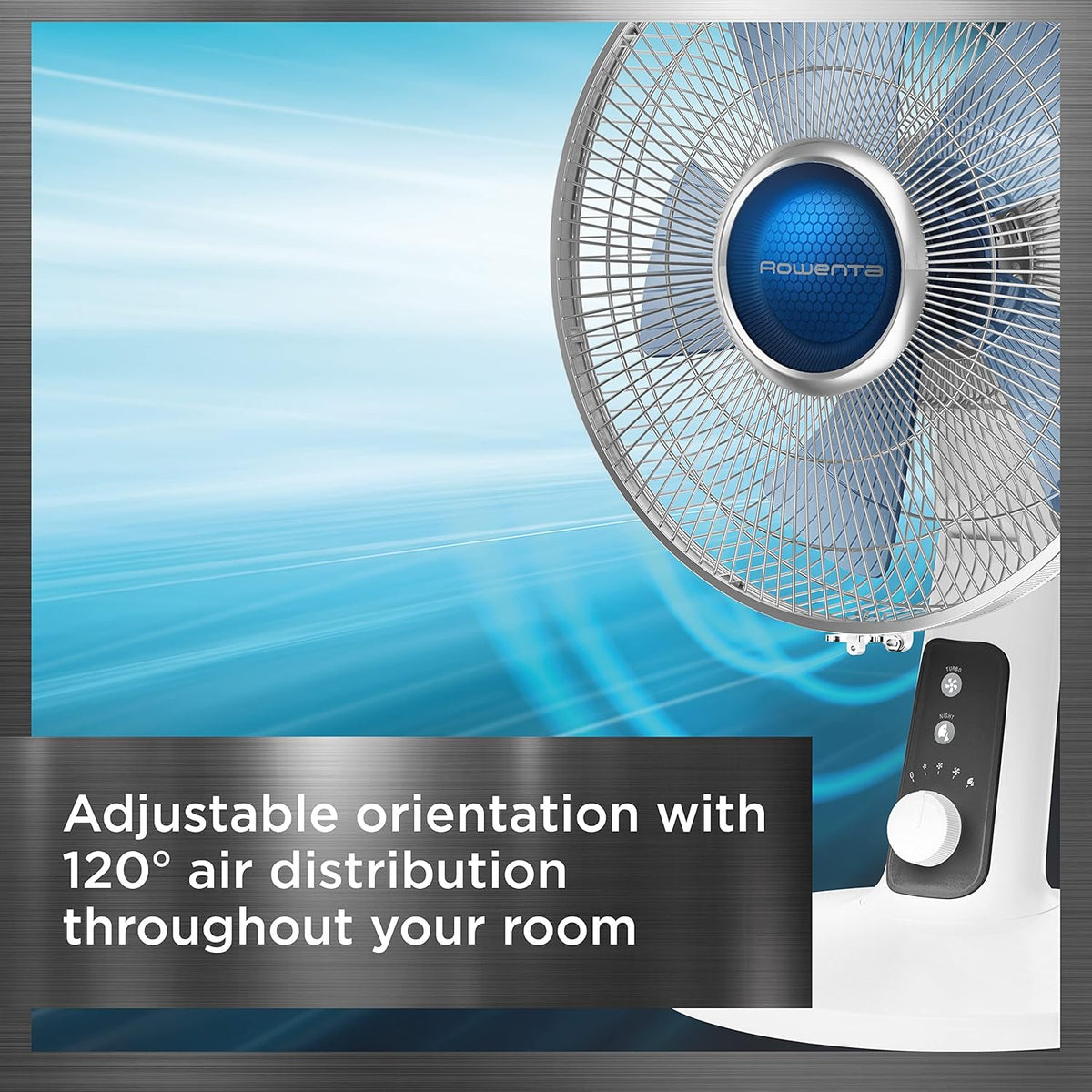 Ventilateur de table mécanique Turbo Silence Extreme+ 12" - Rowenta    - Rowenta - Ventilateur -  - La Guilde Culinaire