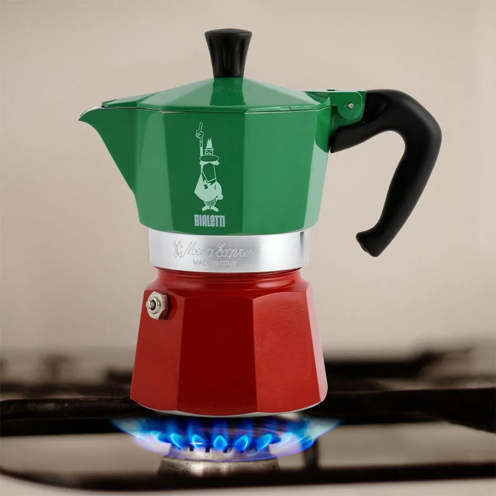 Bialetti Moka Express  Tricolore    - Bialetti - Cafetière italienne -  - La Guilde Culinaire