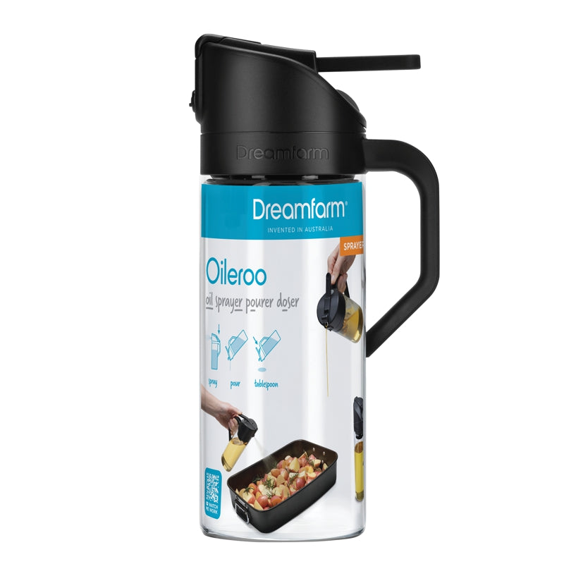 OILEROO Bouteille à huile 3-en-1 - Dreamfarm - Bouteille pour l'huile et vinaigre - - La Guilde Culinaire