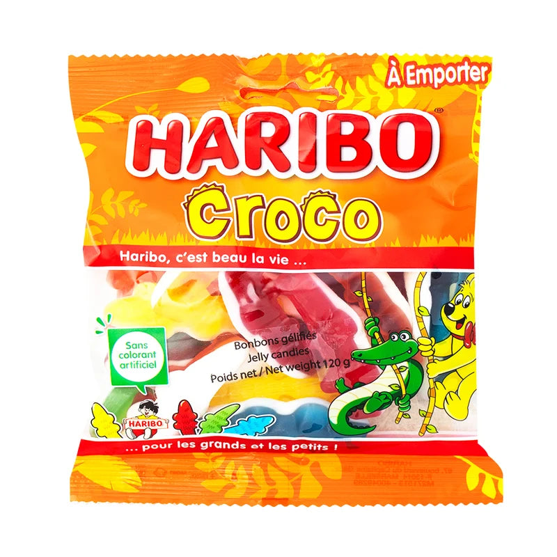 Haribo Croco, sachet 120g - Haribo - Bonbons - - La Guilde Culinaire