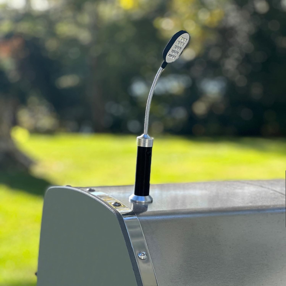 Lampe de gril rotative, argent    - Outset - Lampe gril -  - La Guilde Culinaire