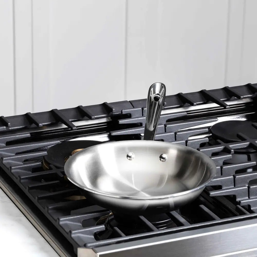 Poêle à frire D3 en acier inoxydable 3 plis, 20 cm - All-Clad - Poêle à frire - - La Guilde Culinaire