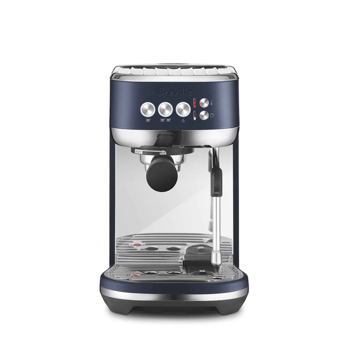 Machine à Café The Bambino Plus Bleu Damas - Breville - Machine à espresso - BES500DBL1BCA1 - La Guilde Culinaire