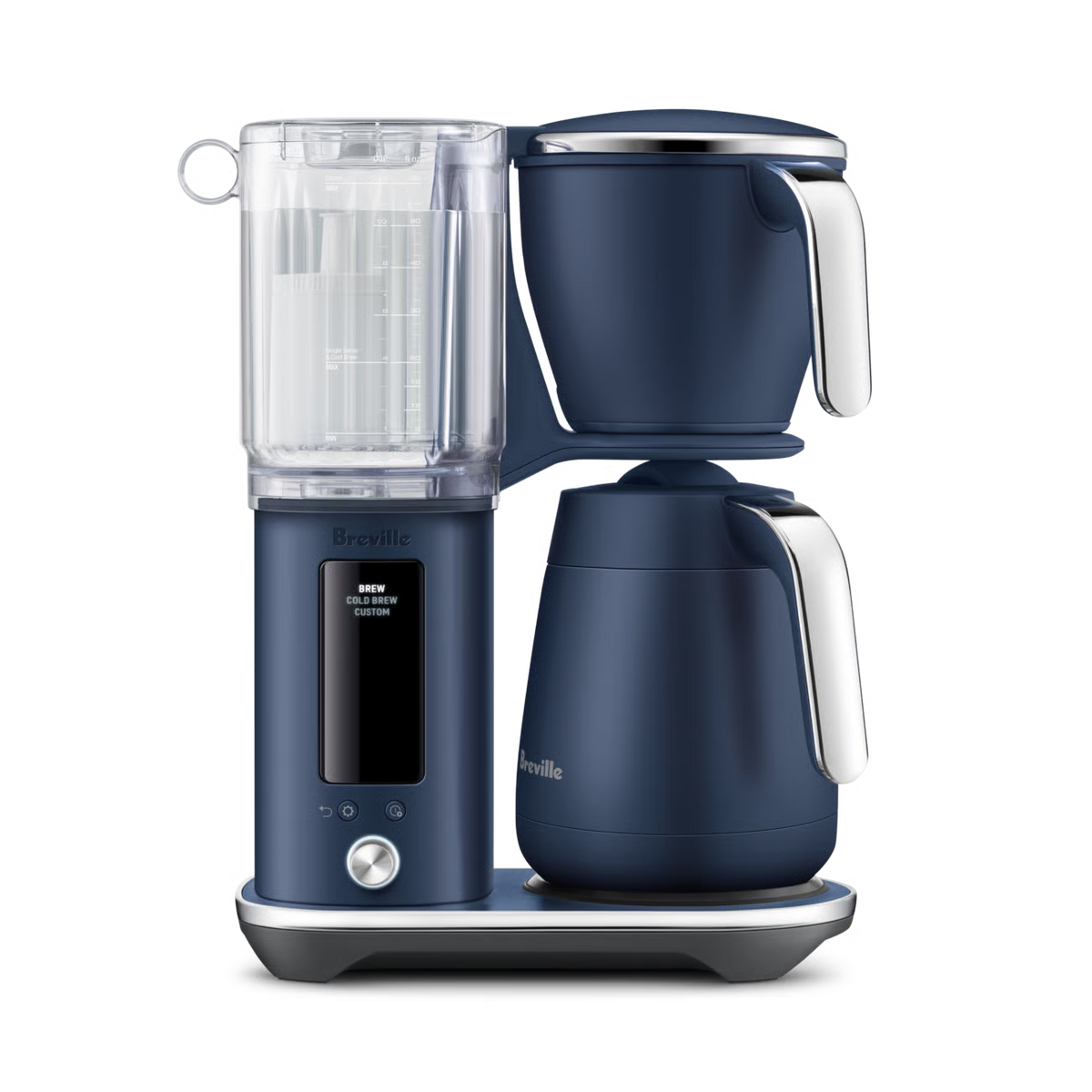 Machine à Café filtre The Luxe Brewer Thermal Bleu Damas - Breville - Cafetière à filtre - BDC465DBL1BNA1 - La Guilde Culinaire