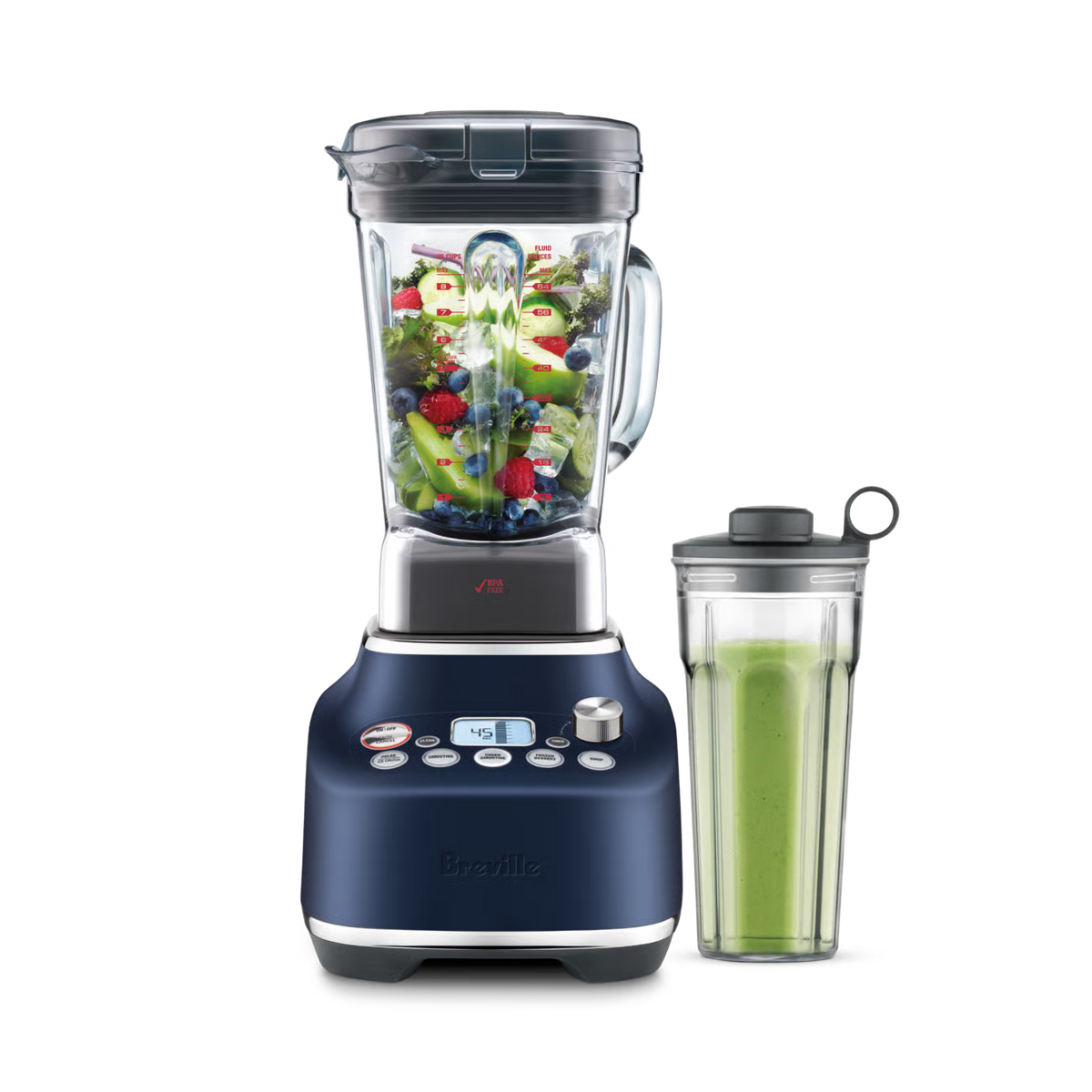 The Super Q Bleu Damas - Breville - Robot mélangeur - BBL920DBL1BCA1 - La Guilde Culinaire