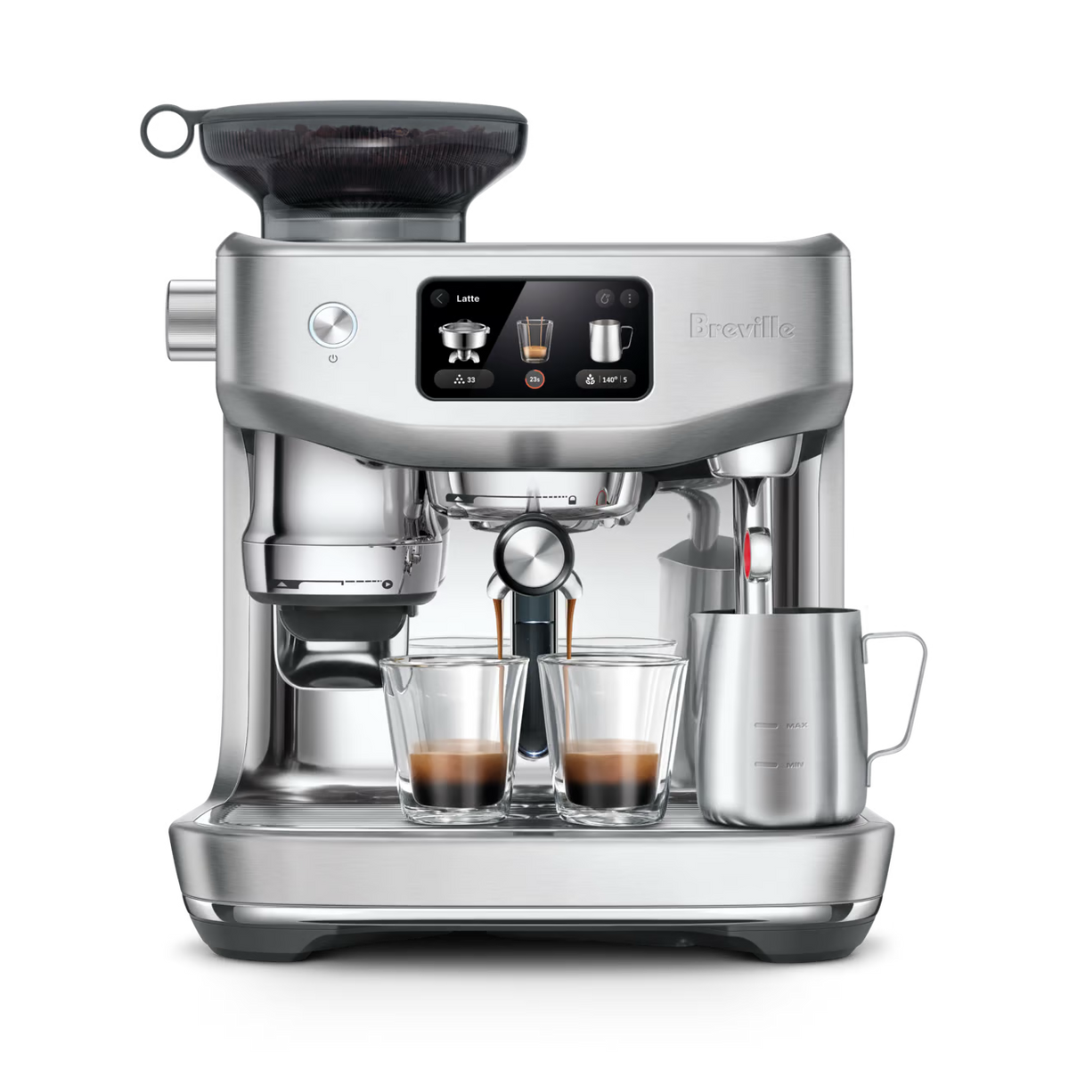 Machine à Café The Oracle Jet Acier inoxydable brossé - Breville - Machine à espresso - BES985BSS1BNA1 - La Guilde Culinaire