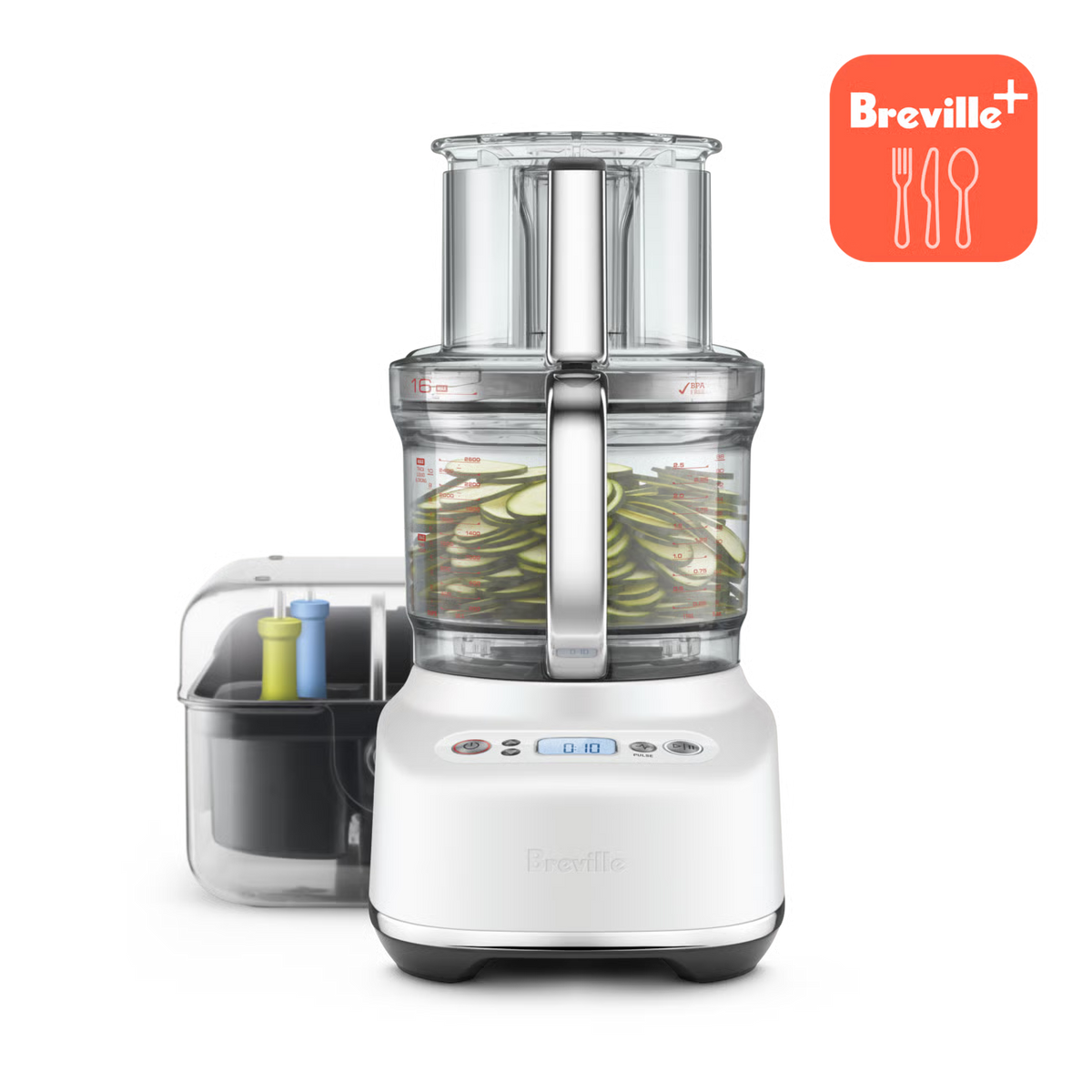 Robot Culinaire The Breville Sous Chef 16 Sel de mer - Breville - Robot cuiseur - BFP810SST1BNA1 - La Guilde Culinaire