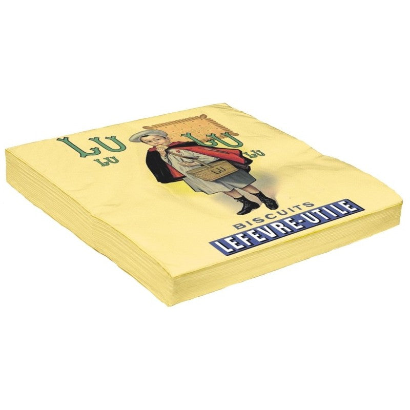 Serviettes en papier Petit écolier - Biscuit LU - Editions Clouet - Serviette - - La Guilde Culinaire