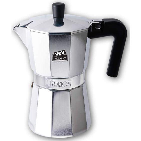 Cafetière expresso Moka Tradizioni 12 tasses - Vev Vigano - Cafetière italienne - 30V/KP1200 - La Guilde Culinaire